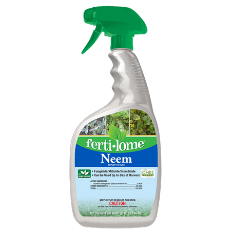 Ferti-lome Neem Oil Ready to Use Insecticide, Controls Aphids, Spider